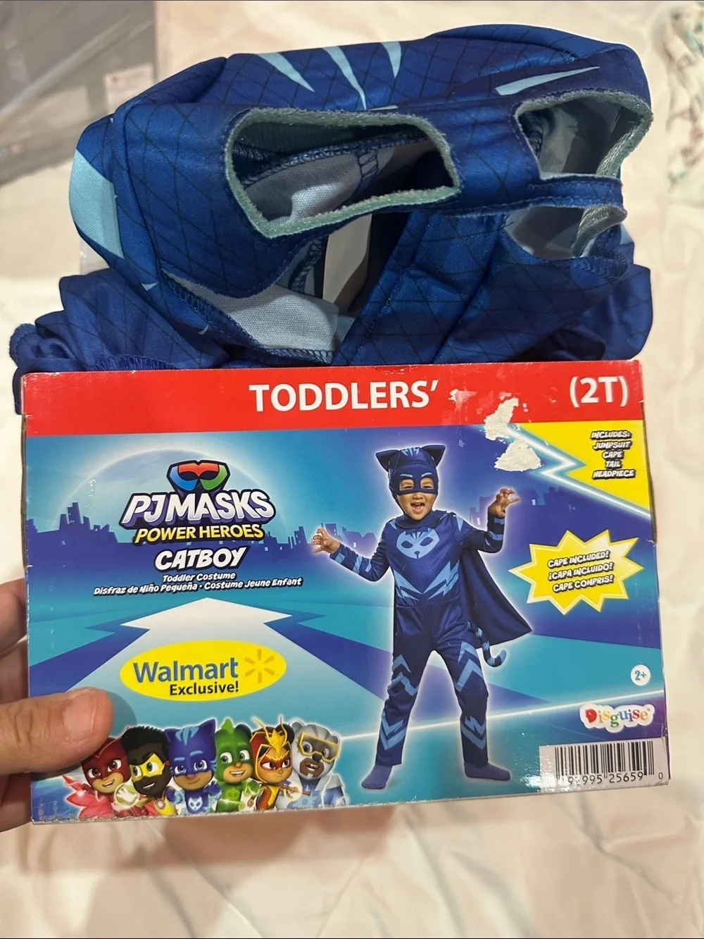 NEW PJ Masks Catboy Toddlers Costume - Blue size 2T